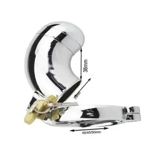 Stainless Steel Male Chastity Cage