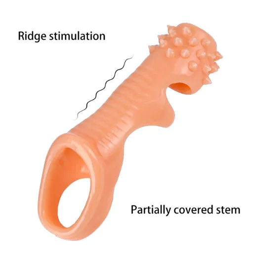 Male Penis Sleeve Girth Reusable Condom