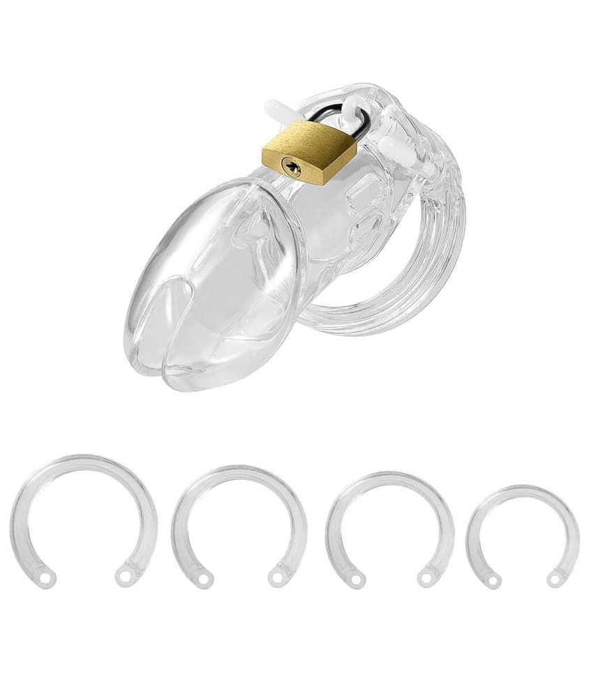 CB-6000 Male Plastic Chastity Cage Cock Device