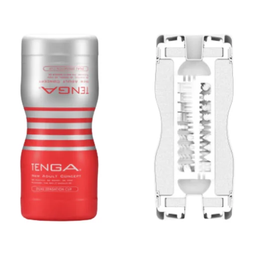 Masturbation Dual Hole Cup For Men