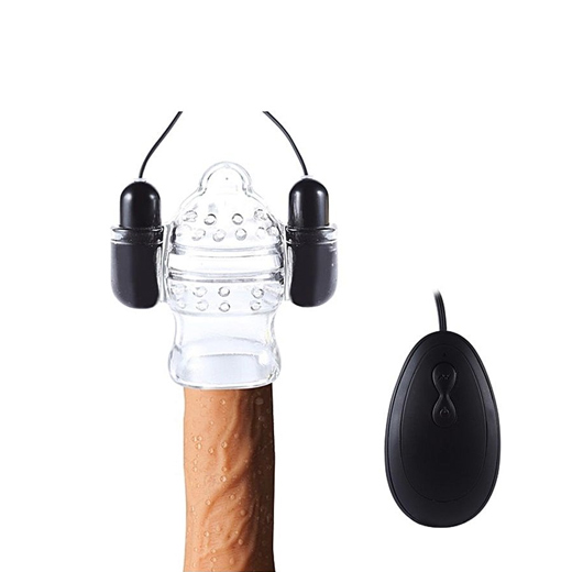 Men Delay Ejaculation Penis Double Vibrator