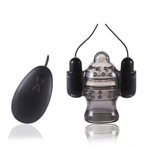 Men Delay Ejaculation Penis Double Vibrator