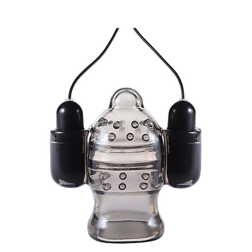 Men Delay Ejaculation Penis Double Vibrator