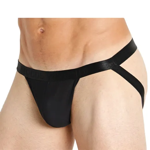 Mens Jockstrap Leather Sexy Thong