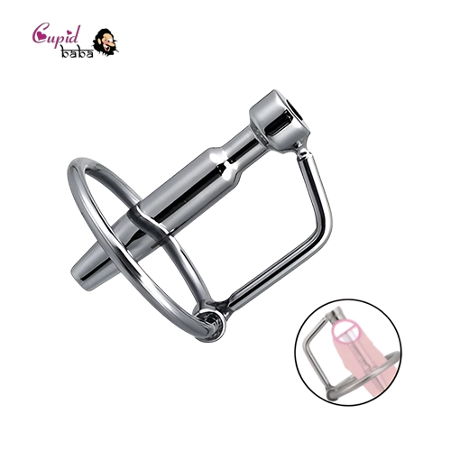 Metal Urethral with Penis Ring Dilator Tube