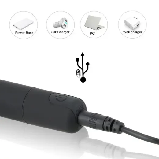 USB Recharge Multi Vibrator Bullet