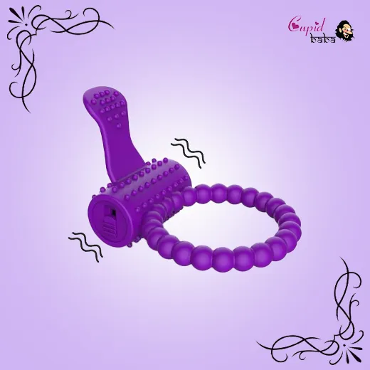 Naughty Play Erotic Vibrating Cock Ring For Men