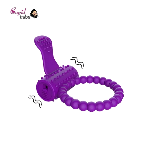 Naughty Play Erotic Vibrating Cock Ring For Men