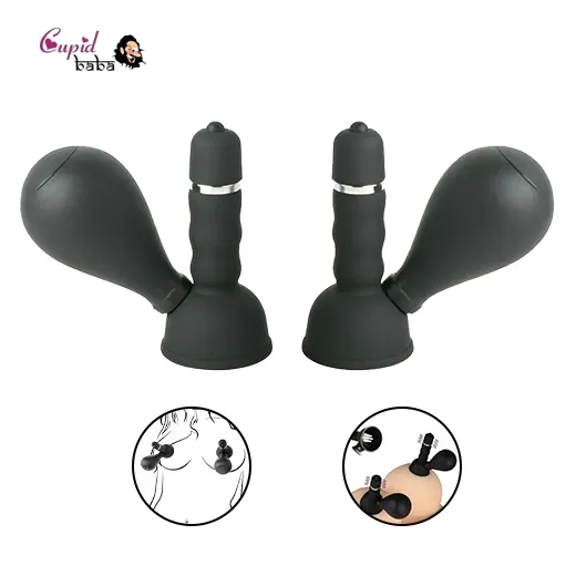 Nipple Sucker Vibrator Pump Suction Cup Breast For Women