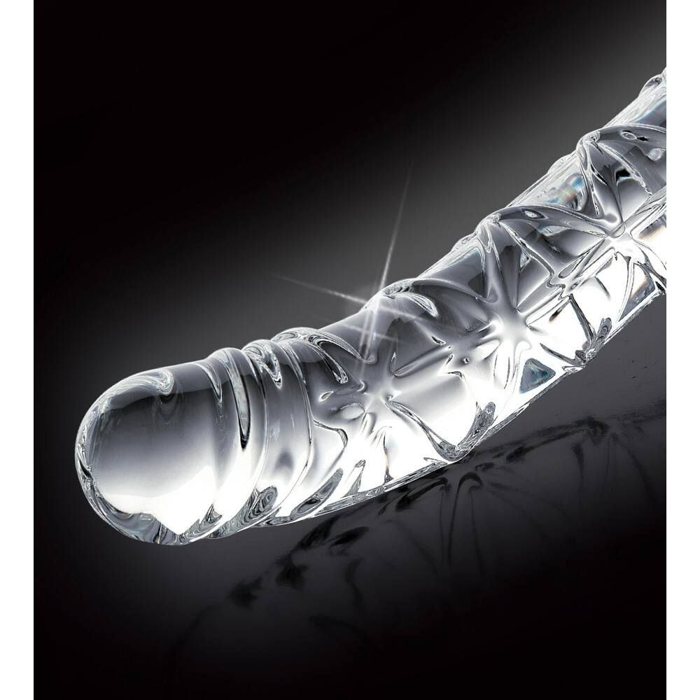 Transparent Glass Crystal Dildo Penis