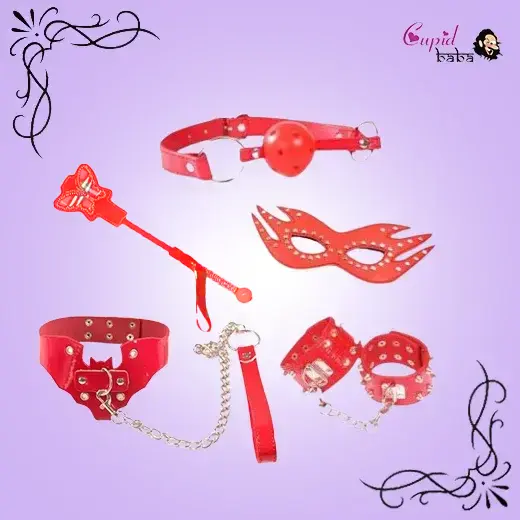 Passion 5 Pcs Fetish Bdsm Bondage Sex Kit