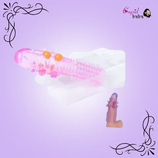 Penis Sleeve Crystal Dotted Extended Pleasure Condom