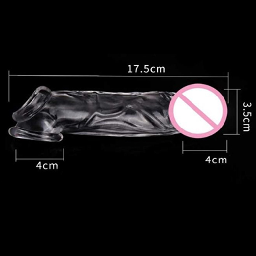Penis Sleeve Extender Prolong Ejaculation Lasting Ring