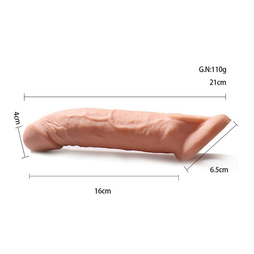 Penis Extender Sleeve with Enhancer Ball Girth