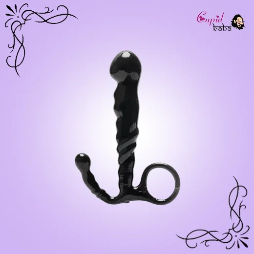 Prostate Massager Back Plug With Pull Ring
