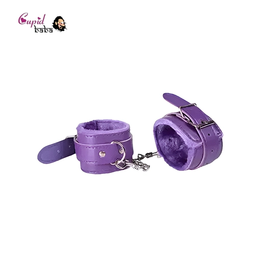 Purple Handcuffs Women Bondage