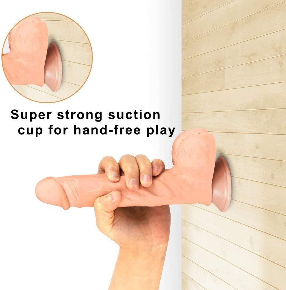 Realistic Dildo Automatic G spot Vibrator with Suction Cup