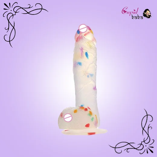 Realistic Dildo Clear Silicone Suction Cup
