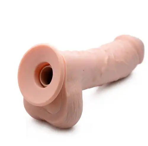 2 IN 1 Realistic Dildo With Vibrating Bullet Vibrator