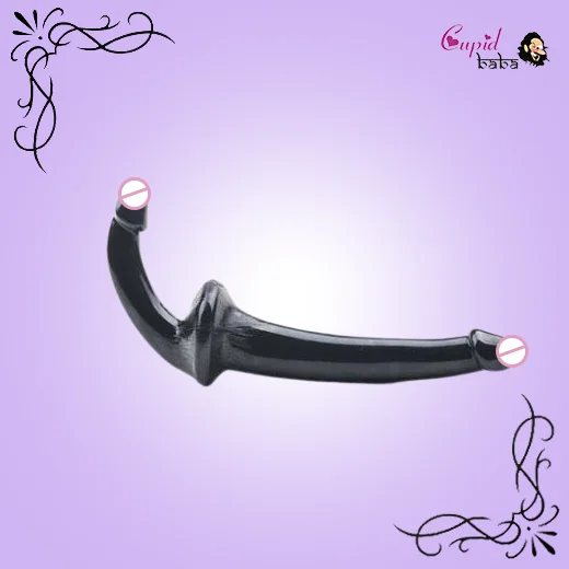 Realistic Double Ended Transparent Revolver Dildo Sex Toy