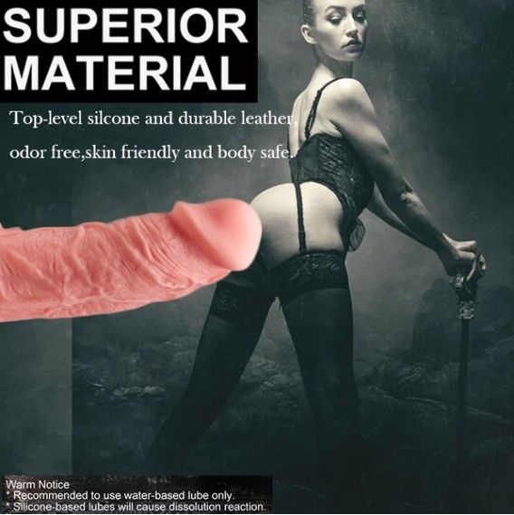 Realistic Wearable Strap on Dildo Woman Couples Sex Toy