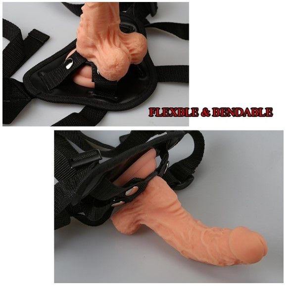 Realistic Wearable Strap on Dildo Woman Couples Sex Toy