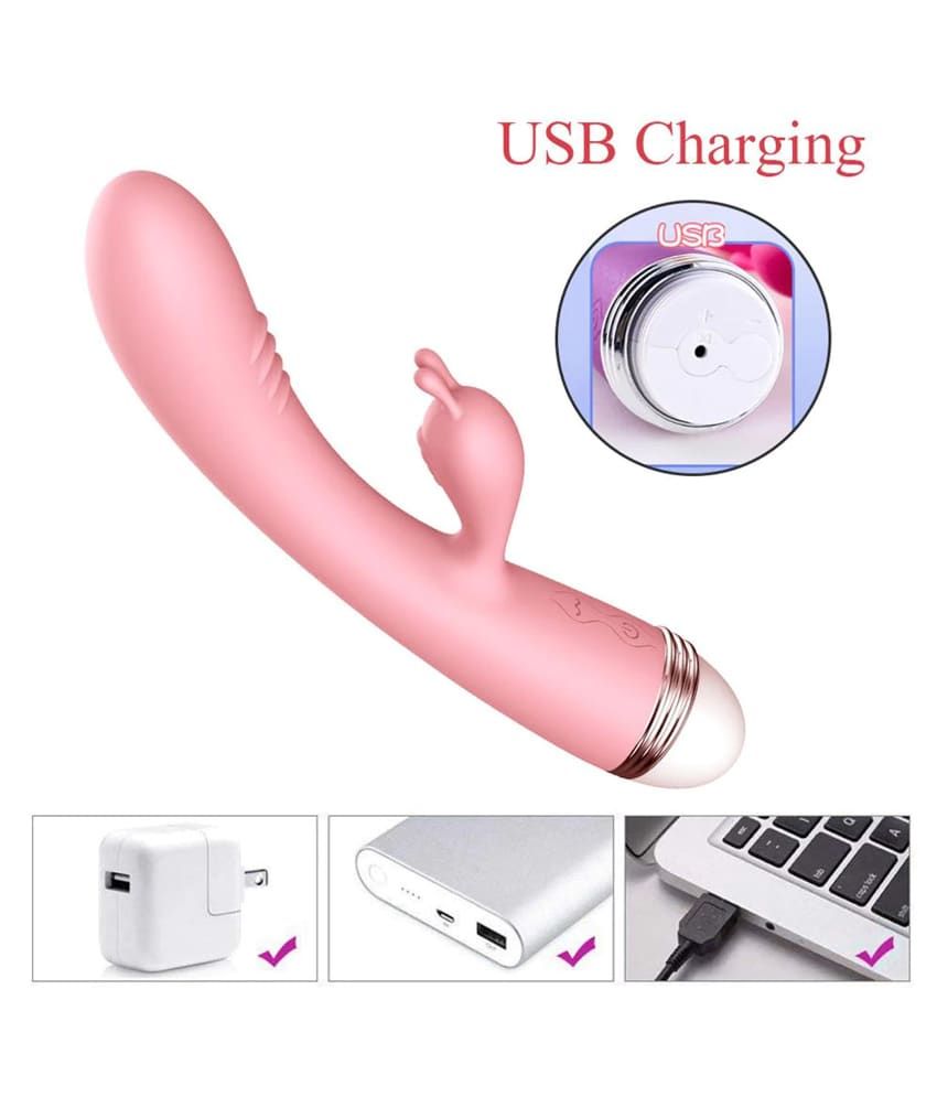Rechargeable G-spot Rabbit Vibrator for Women Clitoris Stimulator
