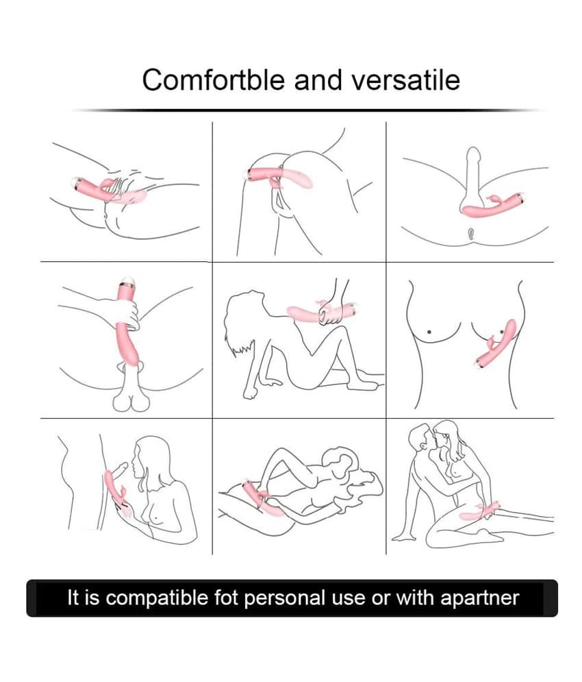 Rechargeable G-spot Rabbit Vibrator for Women Clitoris Stimulator