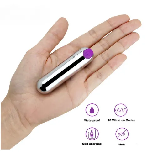 Powerful USB Rechargeable Bullet Vibrator