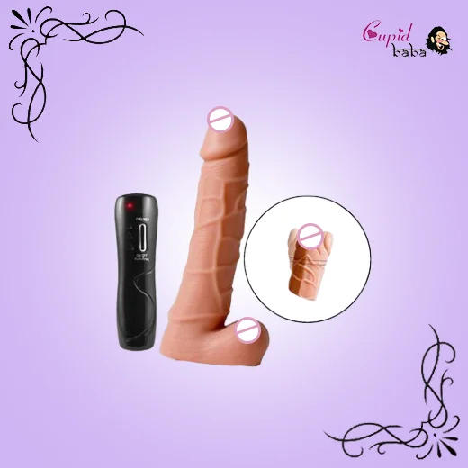 Remote Control Realistic Dildo Vibrator with Strong Suction
