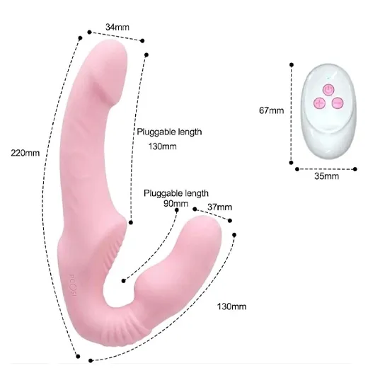 Revolver Strapless G-Spot Vibrating Dildo
