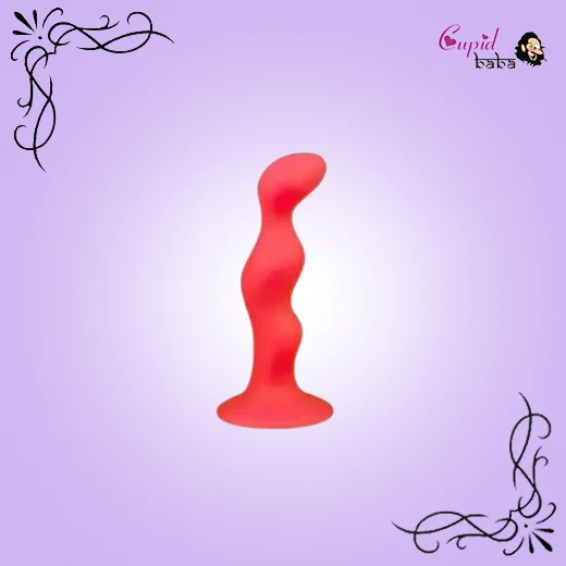 Ribbed Silicone Anal Dildo