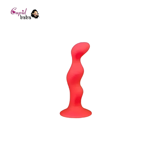 Ribbed Silicone Anal Dildo