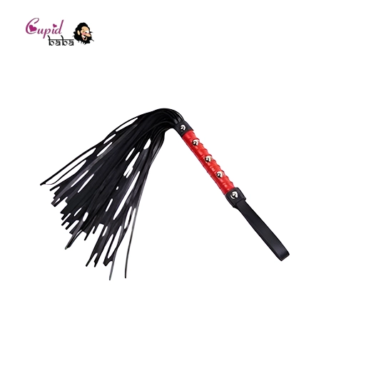 Romantic Leather Flogger Whip with Wrist Loop