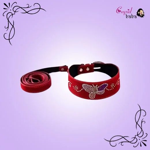 Romantic Red Neck Collars BDSM Harness Bondage