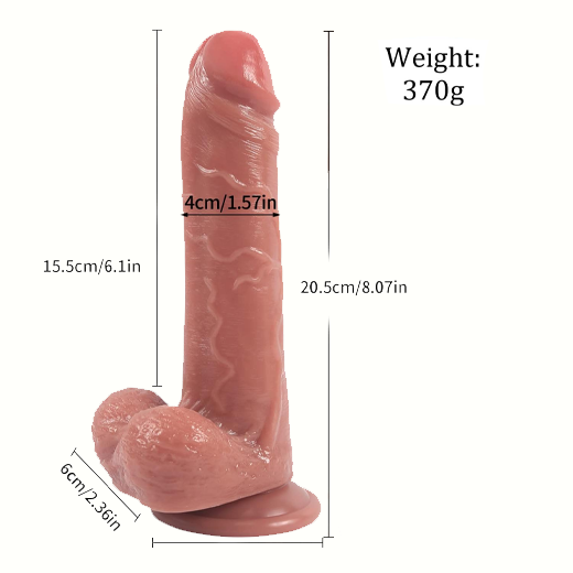 Romeo Thrusting Vibrating Magnetic Charger Dildo
