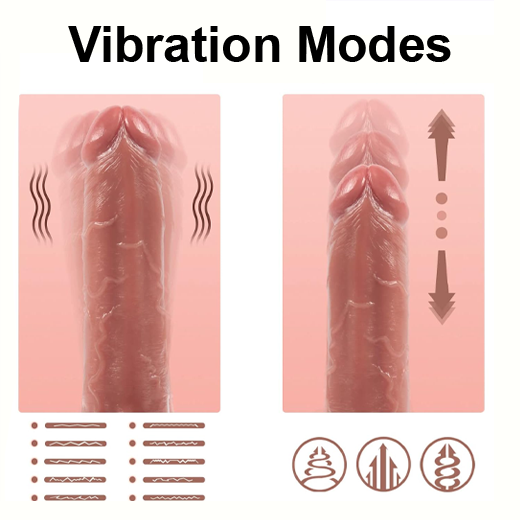 Romeo Thrusting Vibrating Magnetic Charger Dildo