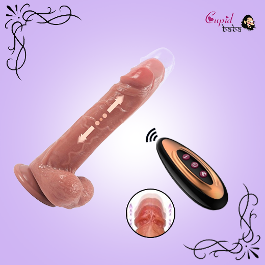 Romeo Thrusting Vibrating Magnetic Charger Dildo