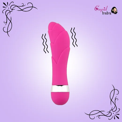 Rose Designed Mini Pink Vibrator Massager