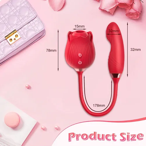 Sucking Rose G Spot Vibrator For Women