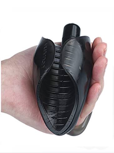 Vibrator Masturbator Penis Exercise Silicone Hand-Job Penis Massager