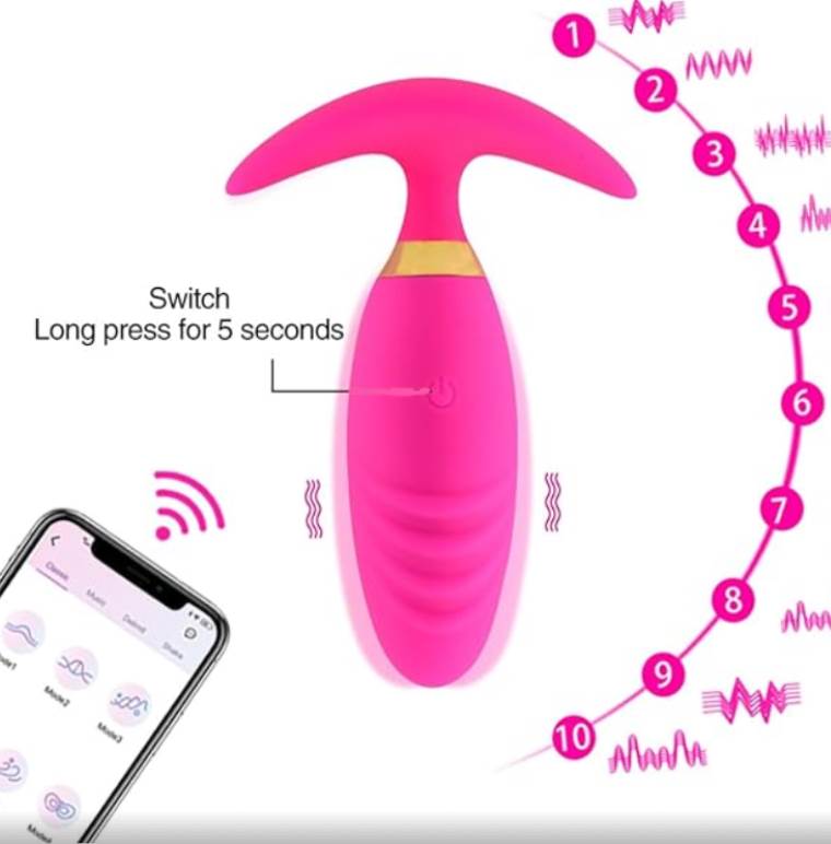 Bluetooth App Butt-Plug And Prostate Massager