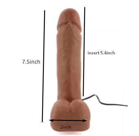 7.5 Inch Loverboy Realistic Vibrating Dildo