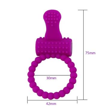 Naughty Play Erotic Vibrating Cock Ring For Men