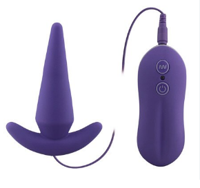 Silicone Vibrating Anal Plug