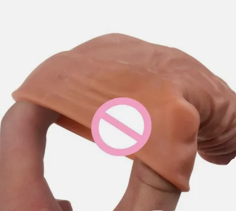 Male Penis Girth Enhancer Reusable Sleeve