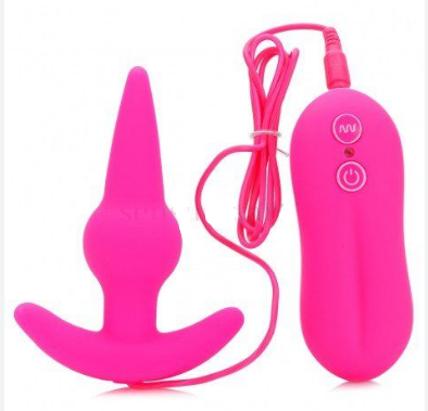 Silicone Vibrating Anal Plug