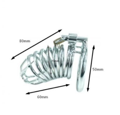 Hollow Design Metal Male Chastity Device Cock Cage