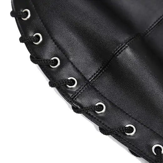 Sex Fetish Slave Hood Leather Mask.