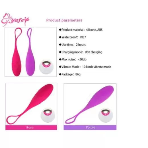 USB Rechargeable Vibrating Egg Kegel Ball Lush